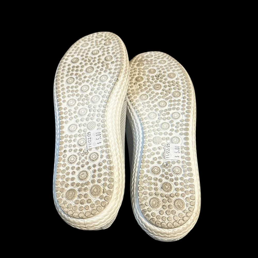 Tommy Bahama Womens Slip On Knit Sneakers Light Gray Comfort Casual‎ Shoes